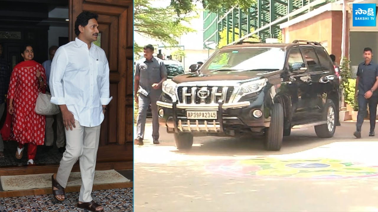 CM YS Jagan Exclusive Visuals  CM Jagan Bus Yatra  Memantha Siddham SakshiTVLIVE