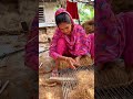 Watch how a simple doormat is made with skill and precision! 🧶✨🏠