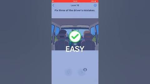 Easy game Fix three of drivers mistakes