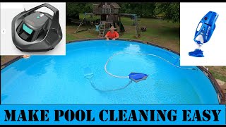 Make POOL CLEANING EASY / Vacuums I use to keep my pool clean with little to know work.