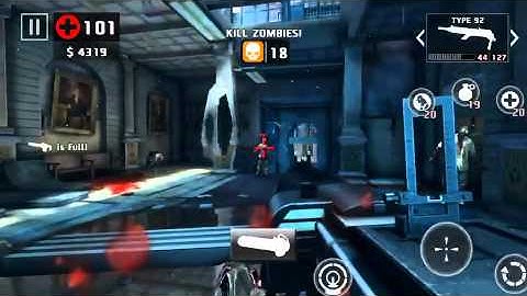 Dead trigger 2 type 92 assault gameplay... Level 52 take no damage.