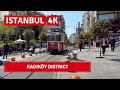 Istanbul City Walking Tour |Kadıköy District |28 April 2021|4k UHD 60fps