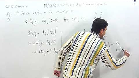 Progressions - JEE Advanced Previous Year question solutions