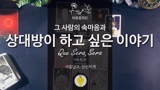 [타로] 그 사람의 속마음과 상대방이 하고 싶은 이야기