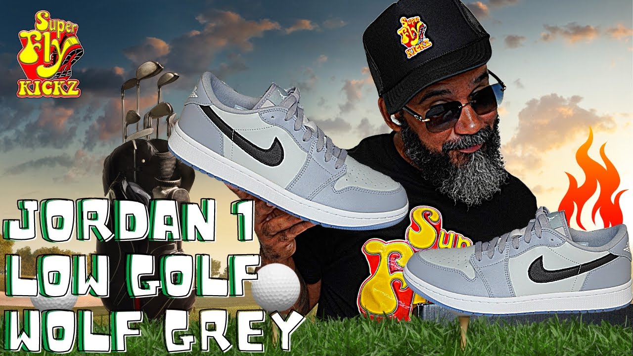 THE JORDAN 1 LOW GOLF WOLF GREY AKA DIOR IS SO FREAKING CLEAN IT'S A SHAME  MUST SEE AND WHERE TO BUY