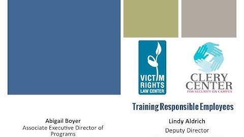 Training Responsible Employees - February 10