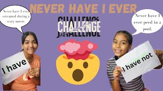 NEVER HAVE I EVER CHALLENGE || FIRST TIME MY SISTER CAME IN MY VIDEO || *SECRET REVEALED* ✨️😲😰