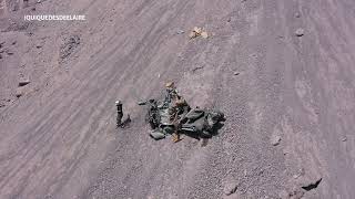 imagenes vehículo que desbarrancó hoy cerro mollecita Alto Hospicio Iquique