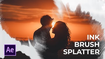 Create Ink Splash Transition Reveals in After Effects | Tutorial