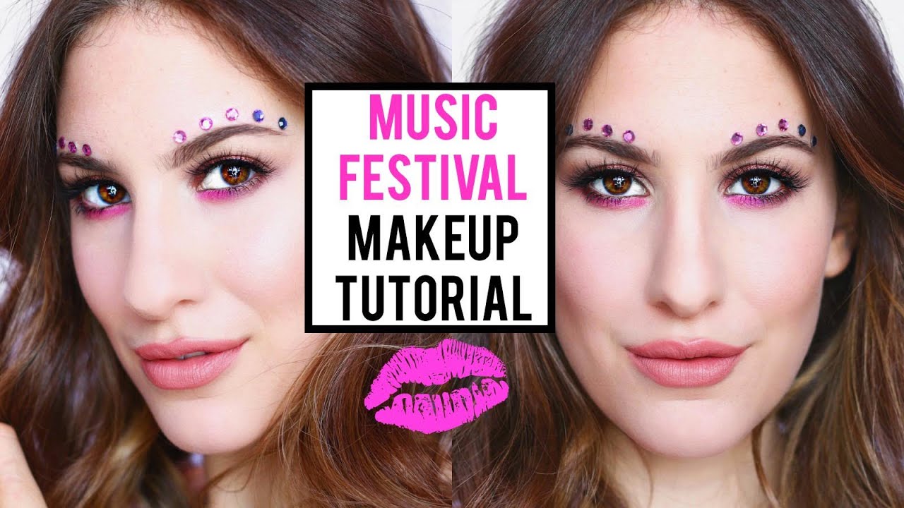 Music Festival / Coachella Makeup Tutorial ♡ | JamiePaigeBeauty
