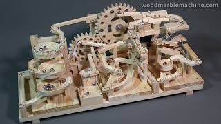 Kinetic Art Rolling Ball Sculpture G3 Triple Gears Lift (Marble Machine)