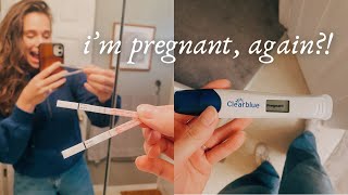 FINDING OUT I'M PREGNANT WITH BABY #2 | Taking a Pregnancy Test and Surprising My Husband