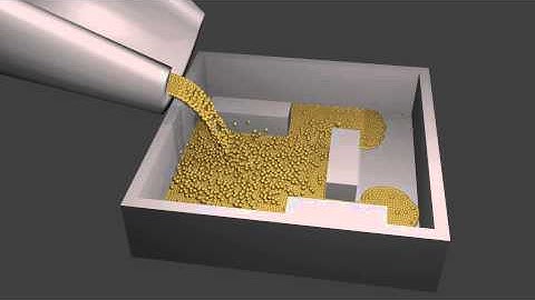 SPH Particle fluid test in Blender v2.72