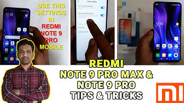Redmi Note 9 Pro Max & Note 9 Pro Tips & Tricks Hidden Features | Xiaomi MIUI global 11 Top Features
