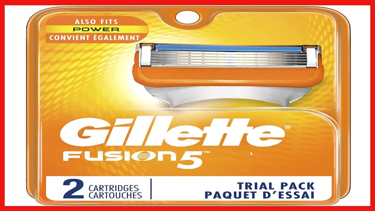 Gillette Fusion5 Men's Razor Blades, 2 Blade Refills