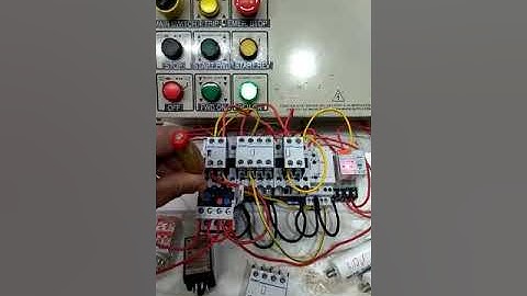 Auto Transformer Motor Starter Control Circuit complete with Indicating Lamps