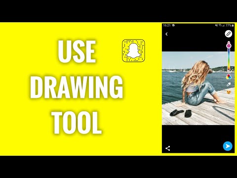 How To Use Drawing Tool And Pick Any Color On Snapchat