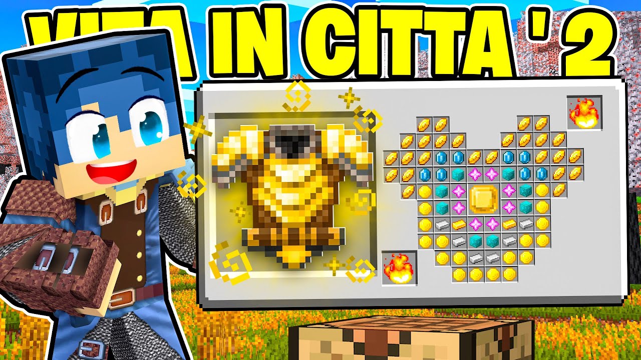 SBLOCCO IL CRAFTING DELL'ARMATURA DI MARK NELLA VITA IN CITTÀ 2! - MINECRAFT Ep.95