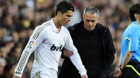 When Mourinho asked  Ronaldo to play as a striker for the first time ever
