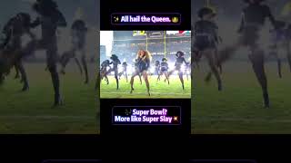 The Moment the Super Bowl Became the Super Bey 👑#beyonce #superbowl #thequeen