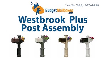 BudgetMailboxes.com | Mayne Post | Westbrook Plus Mail Post Assembly