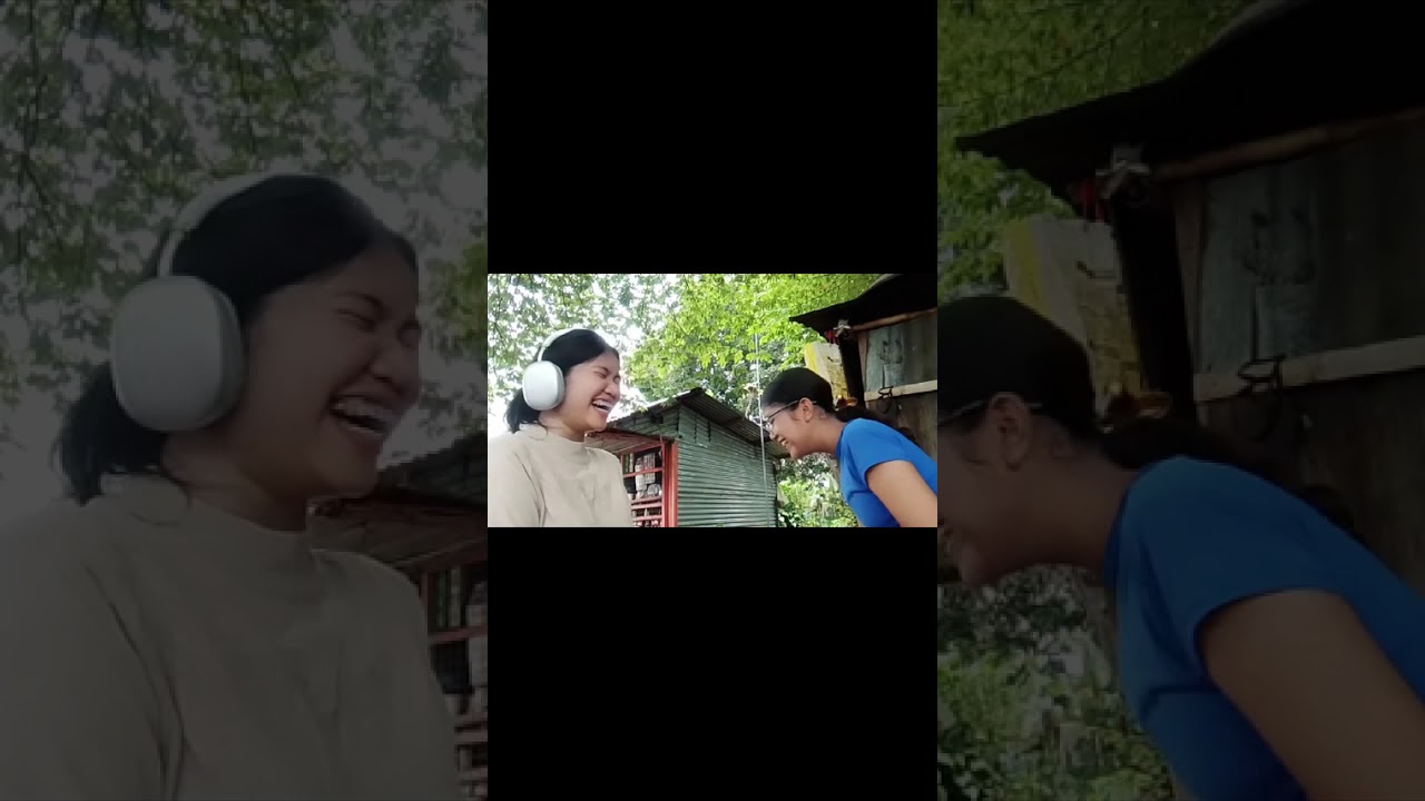 Headphone challenge with bunso 