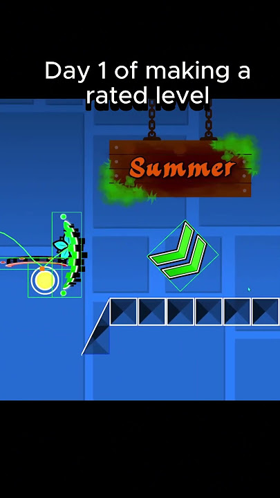 Day 1 of making a rated level #geometrydash #gd #viral #gaming #viral #shorts