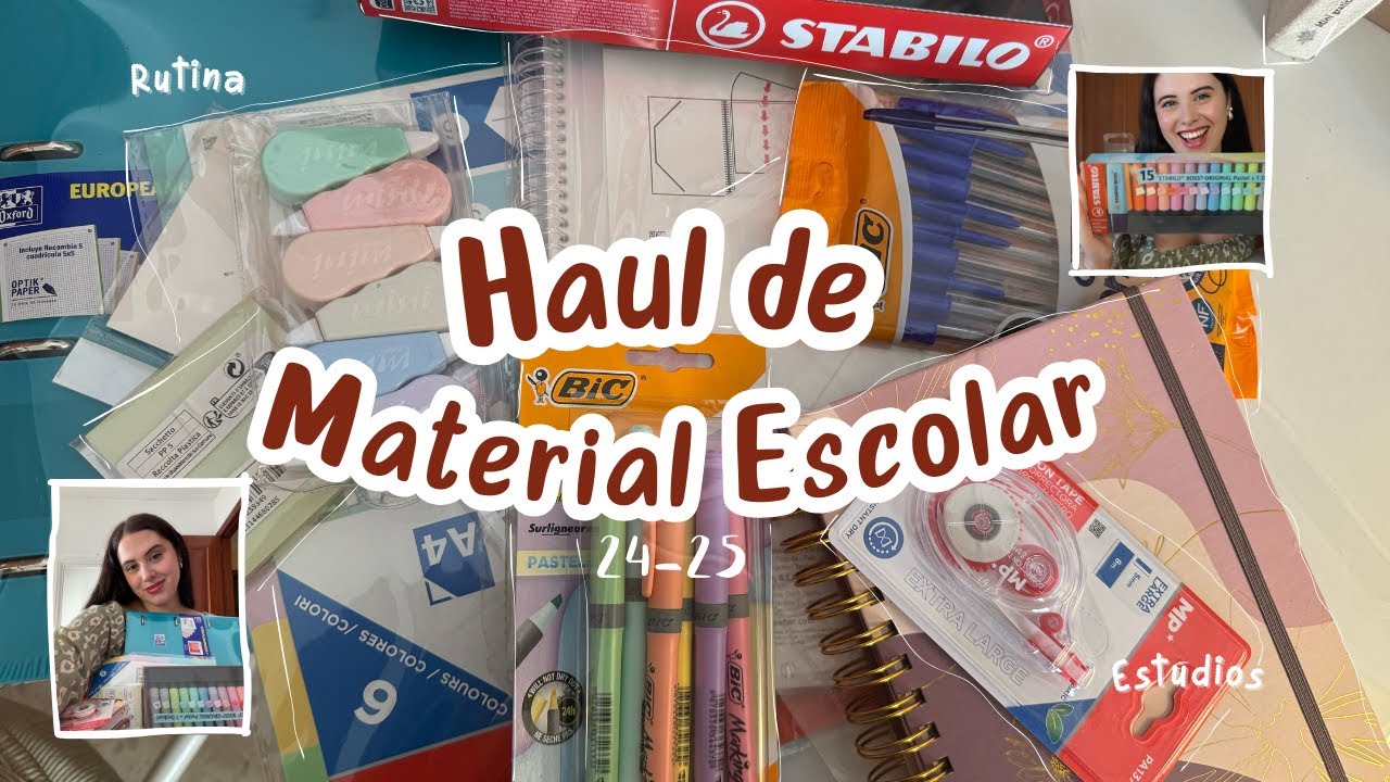 MATERIAL ESCOLAR- HAUL