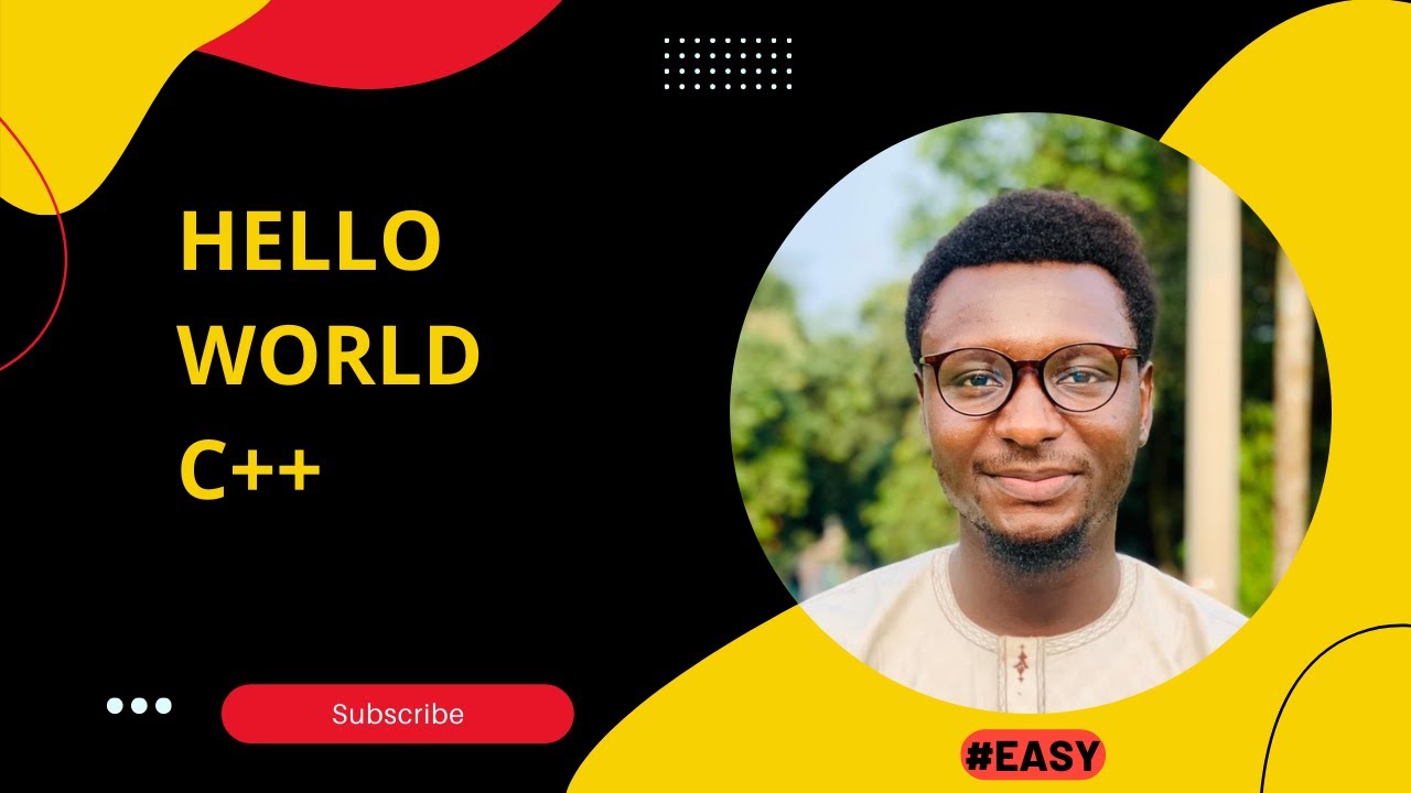 C++ First 'Hello World' Program Video Tutorial - YouTube