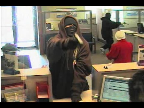 Bank Heist Caught On Camera LIVE STATE BANK ROBBERY CAUGHT ON CCTV CAMERA