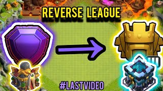 Drop Back To Previous League  In clash of clans #lastvideo