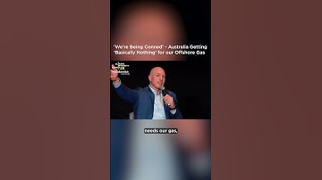 ‘We’re Being Conned’ - Australia Getting ‘Basically Nothing’ for Offshore Gas | Senator David Pocock