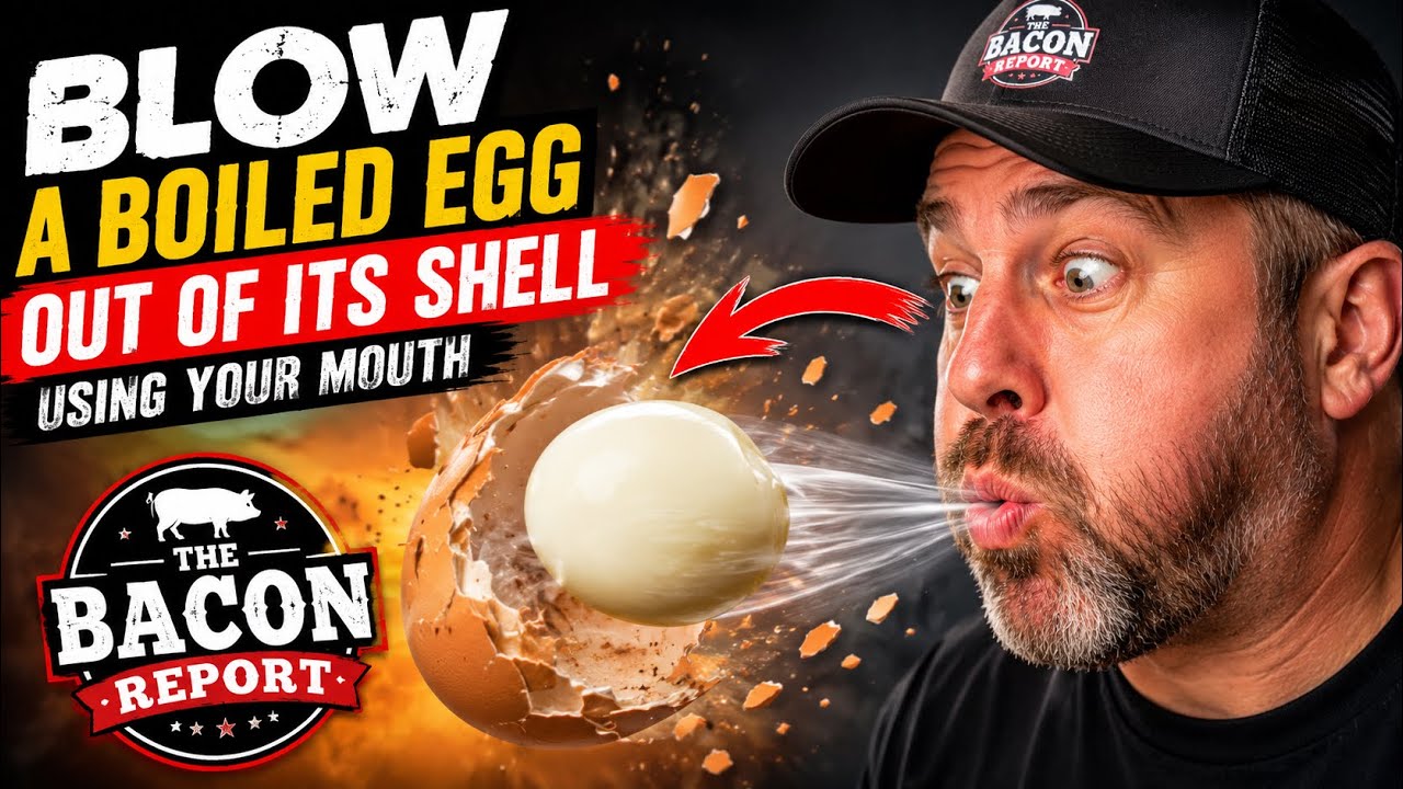 Blow A Boiled Egg Out Of Its Shell YouTube