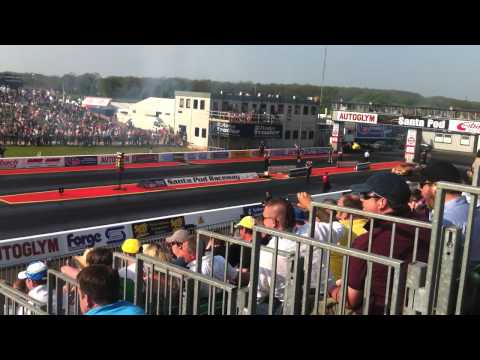 Pro Stock Drag Racing from Santa Pod Raceway Easte...