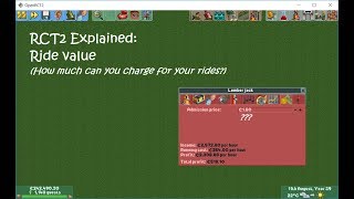 Rollercoaster Tycoon 2 Explained: Ride Value (and ride pricing)