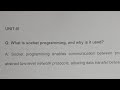 Socket programming in unix programming | Osmania university | Unit 3 important question #unix #linux
