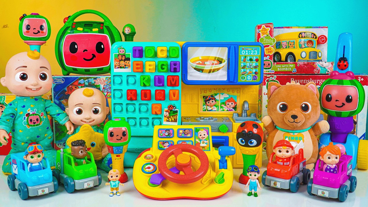 97 Minutes COCOMELON Collection - Satisfying Unboxing Cocomelon Kitchen Playset (ASMR)