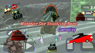 Monster Car Shooting Race|Death Race Games