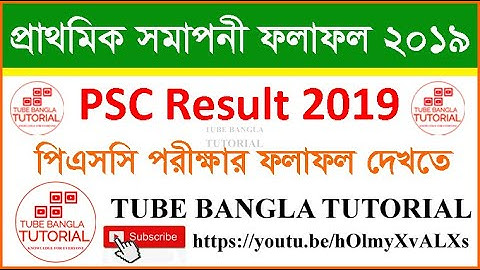PSC Result 2019 । প্রাথমিক শিক্ষা সমাপনী রেজাল্ট, ২০১৯। সবার আগে সব কিছু।