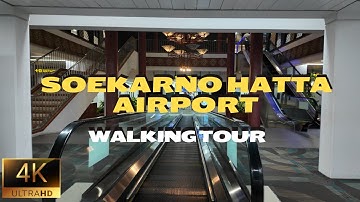 Soekarno Hatta Airport Terminal 2 Arrival Jakarta - Walking Tour - 4K 🇮🇩