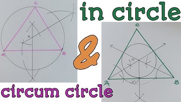 circum circle and inscribed circle