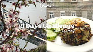 Start for real,🍍Pineapple fries rice, Lunchbox, Hiking | 21 Days Diet Challenge Ep.1