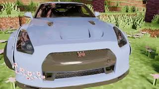 Minecraft Car Edit Nissan Skyline Gtr R35