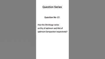 Geotechnical Engineering interview Questions| Basic Level Questions