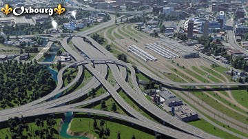 Building an Interchange that can handle ALL the AADT | Cities Skylines 2