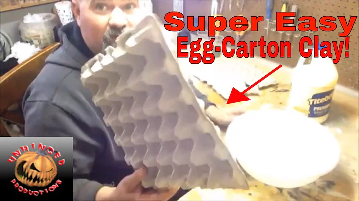 Egg Carton Clay for paper mache projects