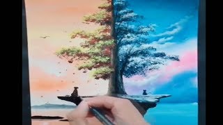 The two drawing modes connect beautifully with watercolor #02
