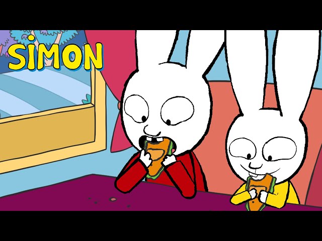 Simon loves taking the train 🚅🥪😴 Simon, 2 hours compilation, Season 2  Full episodes