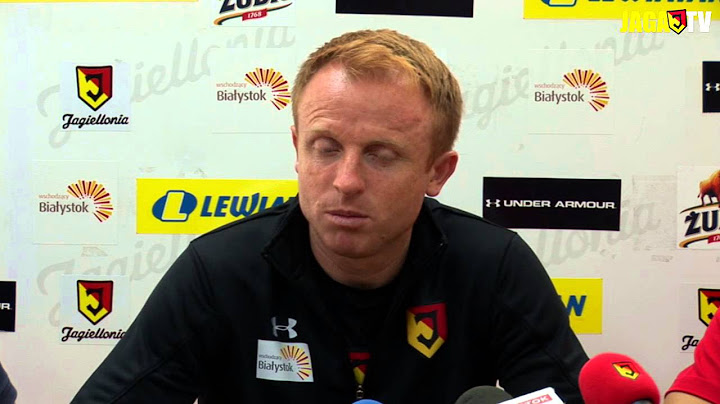 Jagiellonia przed meczem z Puszczą Niepołomice