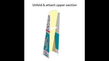 QR Code | Printed Socks Floor Display Assembly